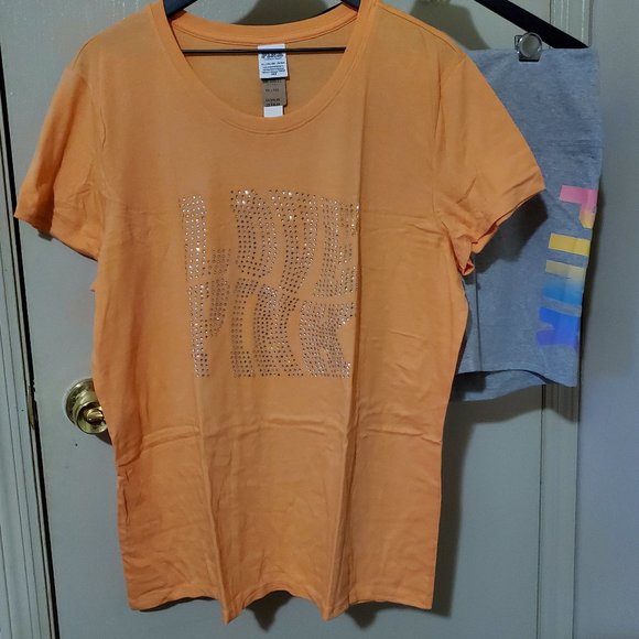 Victoria Secret PINK Bike Shorts & Shirt Set - Picture 2 of 14